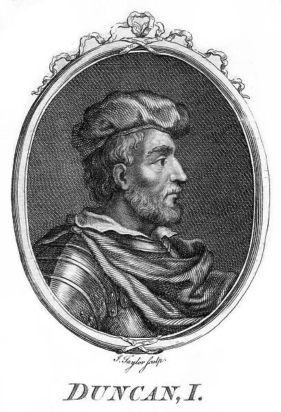 Duncan I, King of Scotland. Artist: Taylor