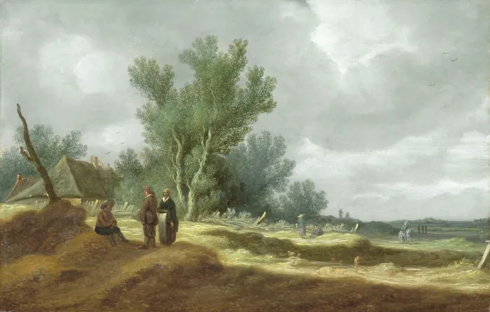 Framed Print : Dune Landscape, 1631. Creator: Pieter de Neyn Framed Print : Dune Landscape, 1631. Creator: Pieter de Neyn