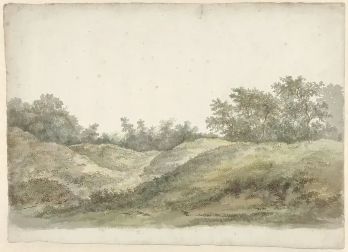 Framed Print : Dune landscape, 1784-1826. Creator: Jacob Ernst Marcus Framed Print : Dune landscape, 1784-1826. Creator: Jacob Ernst Marcus