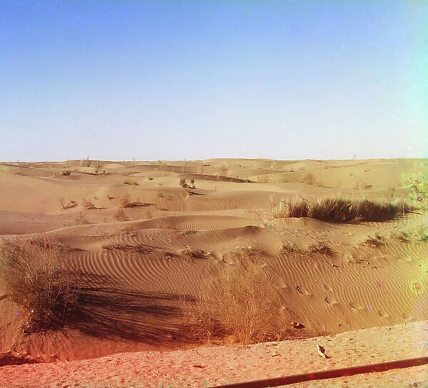 Dunes, between 1905 and 1915. Creator: Sergey Mikhaylovich Prokudin-Gorsky