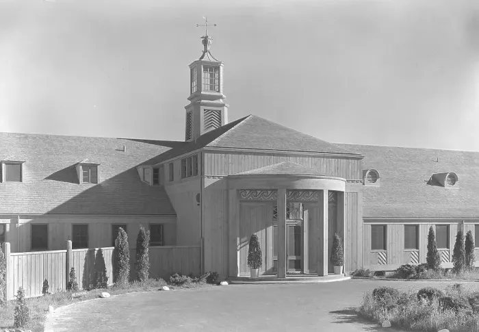 Framed Print : The Dunes Club, Narragansett, Rhode Island, 1939. Creator: Gottscho-Schleisner, Inc Framed Print : The Dunes Club, Narragansett, Rhode Island, 1939. Creator: Gottscho-Schleisner, Inc