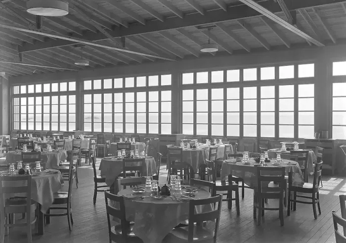 Framed Print : The Dunes Club, Narragansett, Rhode Island, 1939. Creator: Gottscho-Schleisner, Inc Framed Print : The Dunes Club, Narragansett, Rhode Island, 1939. Creator: Gottscho-Schleisner, Inc
