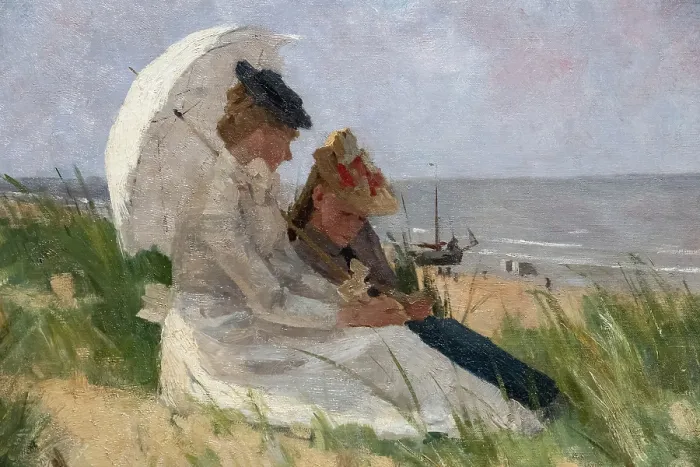 Framed Print : At the Dunes, Zandvoort, 1891-1892. Creator: Hart Nibbrig, Ferdinand (1866-1915) Framed Print : At the Dunes, Zandvoort, 1891-1892. Creator: Hart Nibbrig, Ferdinand (1866-1915)
