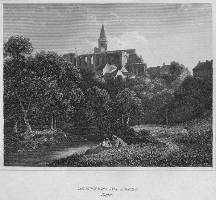 Framed Print : Dunfermline Abbey, Fifeshire, 1814. Artist: John Greig Framed Print : Dunfermline Abbey, Fifeshire, 1814. Artist: John Greig