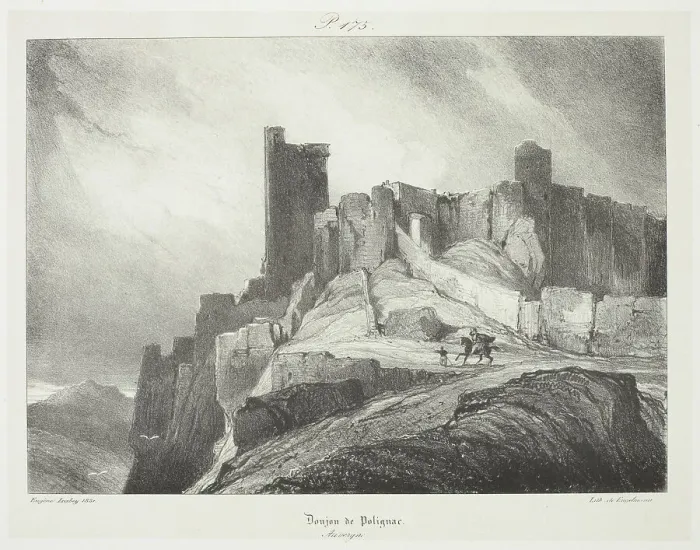 Framed Print : The Dungeon of Polignac, 1831. Creator: Eugene Isabey Framed Print : The Dungeon of Polignac, 1831. Creator: Eugene Isabey