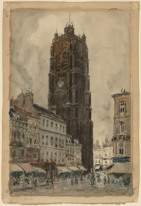 Framed Print : Dunkerque, early 1920s. Creator: Frank Myers Boggs Framed Print : Dunkerque, early 1920s. Creator: Frank Myers Boggs