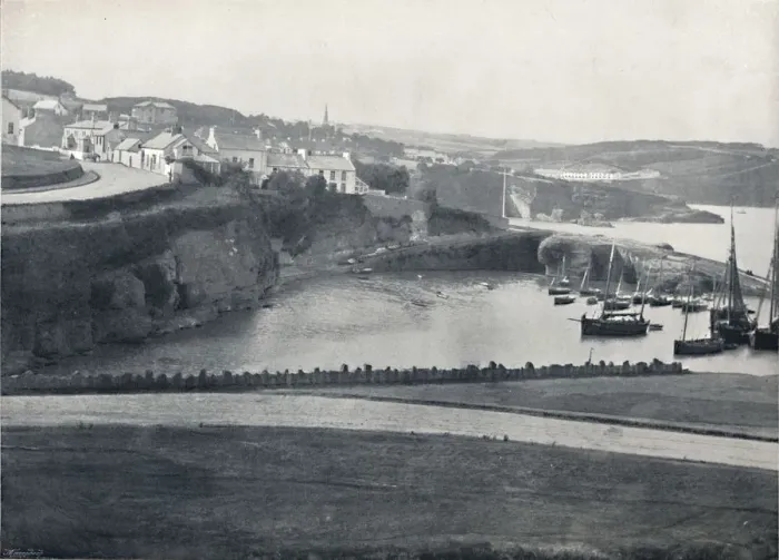 Framed Print : Dunmore - The Town and the Harbour, 1895 Framed Print : Dunmore - The Town and the Harbour, 1895