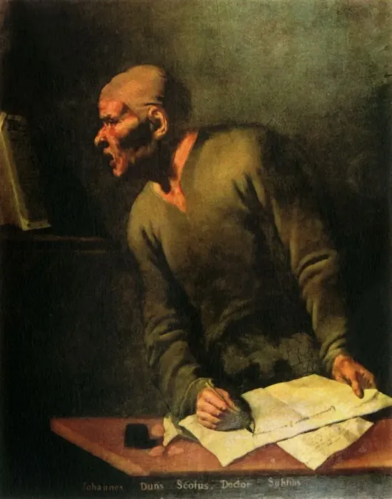 Framed Print : Duns Scotus, 17th century, (1943). Creator: Unknown Framed Print : Duns Scotus, 17th century, (1943). Creator: Unknown
