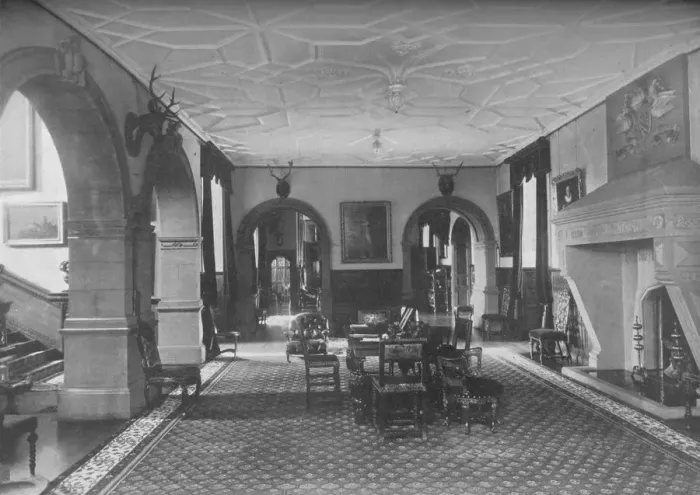 Framed Print : Dunster Castle, Somerset - Earl of Carhampton, 1910 Framed Print : Dunster Castle, Somerset - Earl of Carhampton, 1910