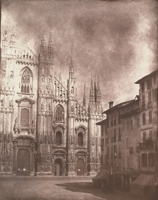 Framed Print : Duomo Milan, 1846. Creator: Calvert Jones Framed Print : Duomo Milan, 1846. Creator: Calvert Jones