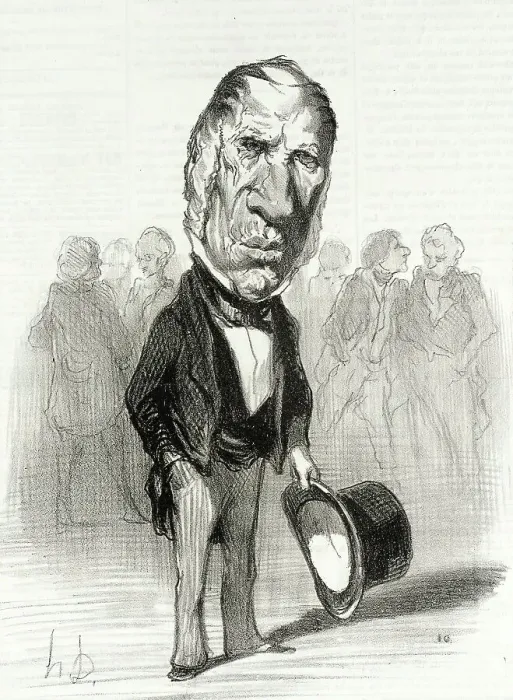 Framed Print : Dupin, 1849. Creator: Honore Daumier Framed Print : Dupin, 1849. Creator: Honore Daumier