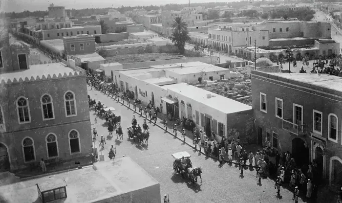 Framed Print : DUPLICATE (delete) Italians taking possession of Tripoli, 1911 or 1912. Creator: Bain News Service Framed Print : DUPLICATE (delete) Italians taking possession of Tripoli, 1911 or 1912. Creator: Bain News Service