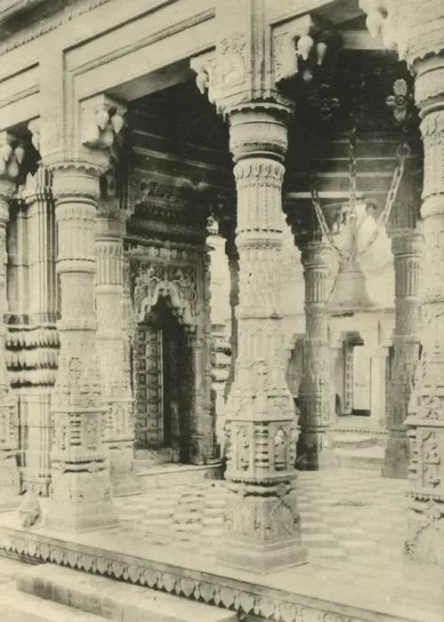 Framed Print : Durga Mandir (Monkey Temple), Benares, 1898. Creator: Saeed Bros Framed Print : Durga Mandir (Monkey Temple), Benares, 1898. Creator: Saeed Bros