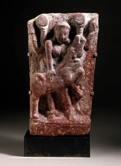 Framed Print : Durga Slaying the Buffalo Demon, c.200. Creator: Unknown Framed Print : Durga Slaying the Buffalo Demon, c.200. Creator: Unknown