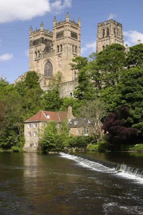 Framed Print : Durham Cathedral and Mill Framed Print : Durham Cathedral and Mill