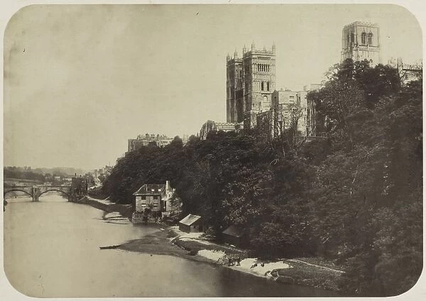 Durham Cathedral, 1858. Creator: Unidentified Photographer