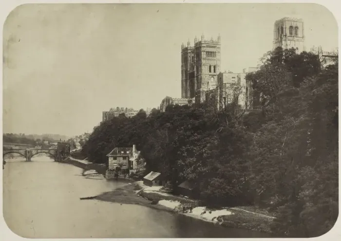 Framed Print : Durham Cathedral, 1858. Creator: Unidentified Photographer