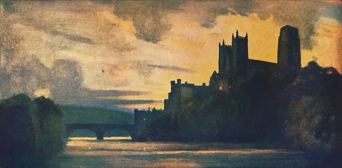 Framed Print : Durham Cathedral, 1912 Framed Print : Durham Cathedral, 1912