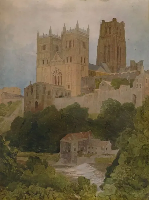 Framed Print : Durham Cathedral, 1923. Artist: John Sell Cotman Framed Print : Durham Cathedral, 1923. Artist: John Sell Cotman