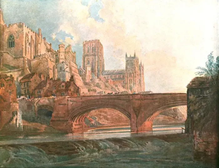 Framed Print : Durham Cathedral, c1800, (c1900). Creator: Unknown Framed Print : Durham Cathedral, c1800, (c1900). Creator: Unknown