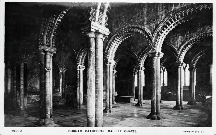Framed Print : Durham Cathedral, Galilee Chapel. Creator: Unknown
