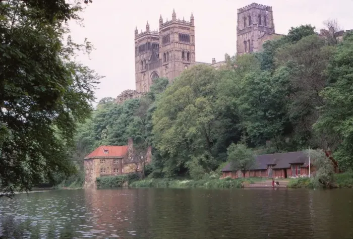 Framed Print : Durham Cathedral and River Wear, England, UK, 20th century. Artist: CM Dixon Framed Print : Durham Cathedral and River Wear, England, UK, 20th century. Artist: CM Dixon