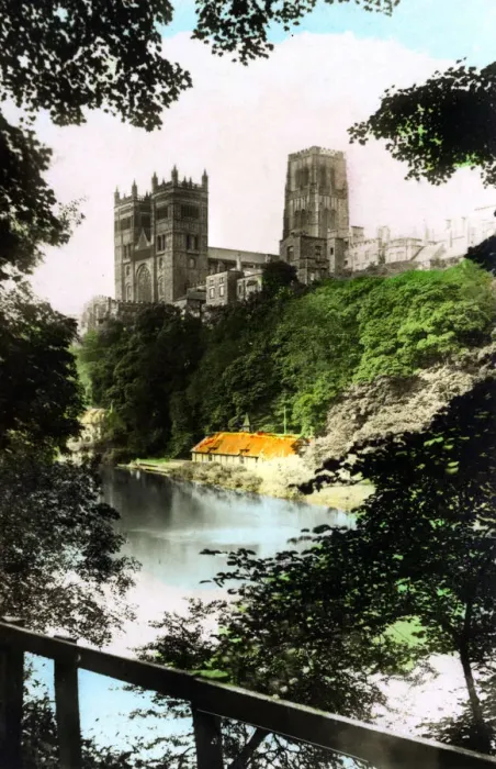 Framed Print : Durhams Triple Towers, 20th Century. Artist: Cavenders Ltd Framed Print : Durhams Triple Towers, 20th Century. Artist: Cavenders Ltd