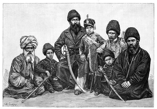 Durrani chiefs, Afghanistan, 1895