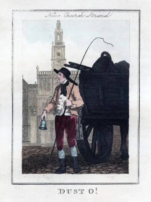 Framed Print : Dust O!, New Church, Strand, London, 1805 Framed Print : Dust O!, New Church, Strand, London, 1805