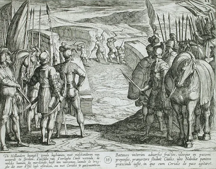 Framed Print : The Dutch Become Afraid and Begin Peace Talks, Publshed 1612. Creator: Antonio Tempesta Framed Print : The Dutch Become Afraid and Begin Peace Talks, Publshed 1612. Creator: Antonio Tempesta
