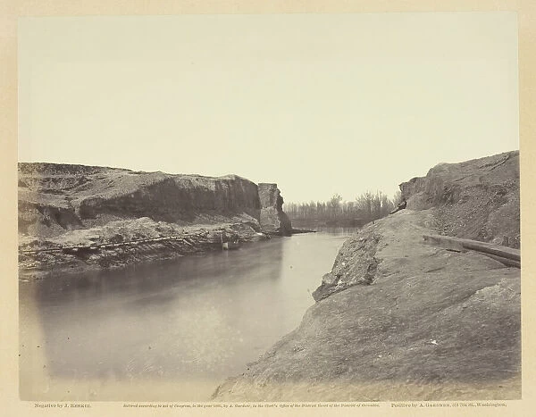 Dutch Gap Canal, James River, Virginia, March 1864. Creator: John Reekie