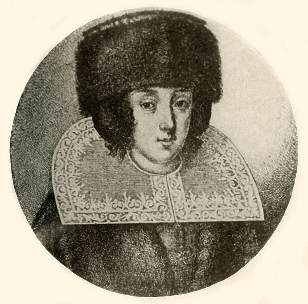 A Dutch lady in fur cap and mantle, 1644, (1937). Creator: Unknown