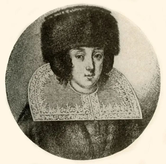 Framed Print : A Dutch lady in fur cap and mantle, 1644, (1937). Creator: Unknown Framed Print : A Dutch lady in fur cap and mantle, 1644, (1937). Creator: Unknown