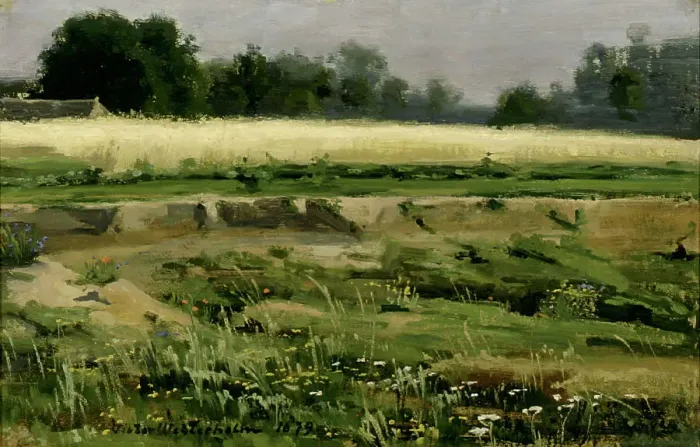 Framed Print : Dutch Landscape, 1879. Creator: Victor Westerholm Framed Print : Dutch Landscape, 1879. Creator: Victor Westerholm