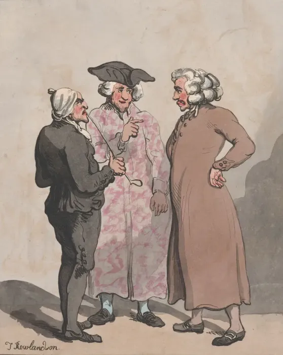Framed Print : Dutch Merchants Sketched at Amsterdam, 1796-97. 1796-97. Creator: Thomas Rowlandson Framed Print : Dutch Merchants Sketched at Amsterdam, 1796-97. 1796-97. Creator: Thomas Rowlandson