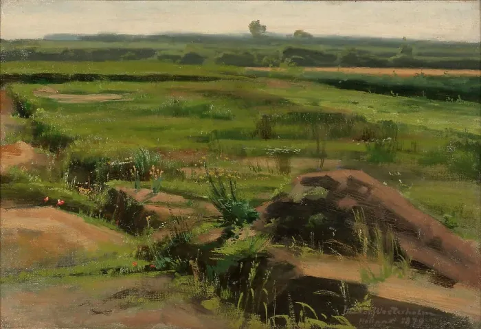 Framed Print : Dutch Plain Landscape, 1879. Creator: Victor Westerholm Framed Print : Dutch Plain Landscape, 1879. Creator: Victor Westerholm