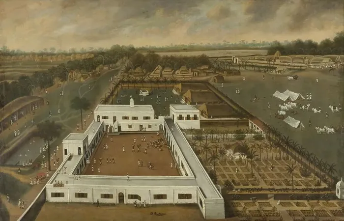Framed Print : Dutch Plantation in Bengal, 1665. Creator: Hendrik van Schuylenburgh Framed Print : Dutch Plantation in Bengal, 1665. Creator: Hendrik van Schuylenburgh