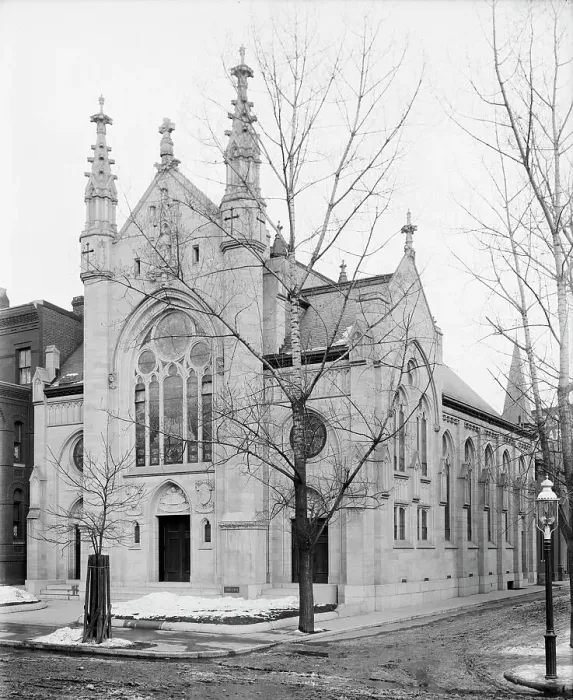 Framed Print : Dutch Reform Church, Washington, D.C. c1905. Creator: Unknown Framed Print : Dutch Reform Church, Washington, D.C. c1905. Creator: Unknown