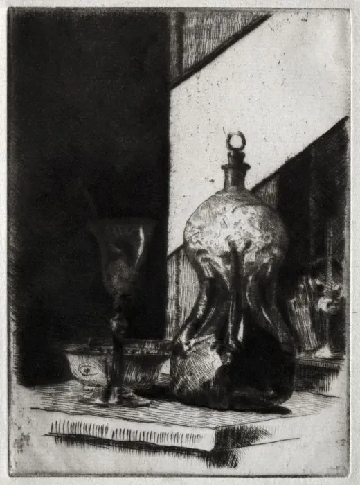 Framed Print : Dutch Schnapps, 1885-1893. Creator: J. Alden Weir (American, 1852-1919) Framed Print : Dutch Schnapps, 1885-1893. Creator: J. Alden Weir (American, 1852-1919)