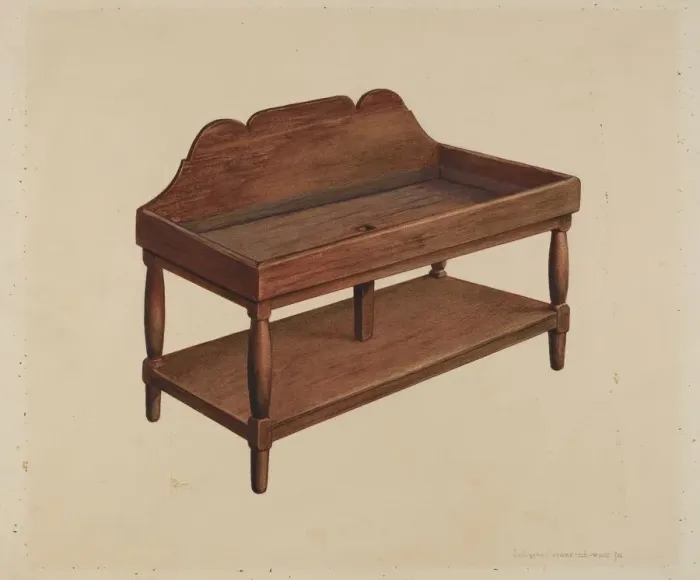 Framed Print : Dutch Sink, c. 1939. Creator: Ernest A Towers Jr Framed Print : Dutch Sink, c. 1939. Creator: Ernest A Towers Jr