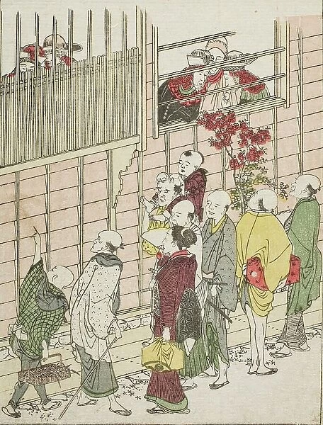 Dutchmen's Quarters, c1802. Creator: Hokusai