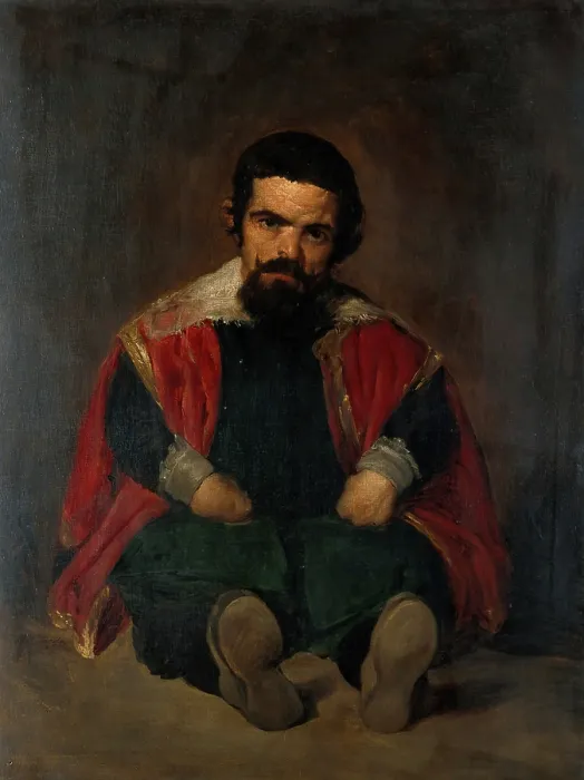 Framed Print : A dwarf at the court of King Philip IV of Spain. Creator: Diego Velasquez Framed Print : A dwarf at the court of King Philip IV of Spain. Creator: Diego Velasquez
