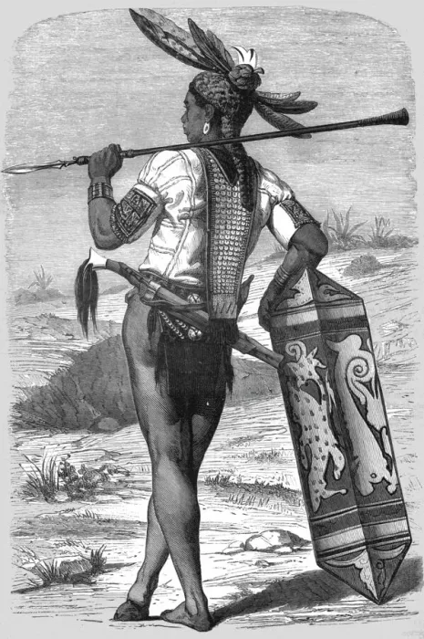 Framed Print : Dyak; A Visit to Borneo, 1875. Creator: A. M. Cameron Framed Print : Dyak; A Visit to Borneo, 1875. Creator: A. M. Cameron