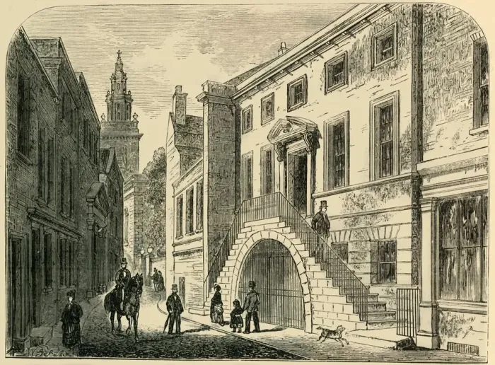 Framed Print : Dyers Hall, c1830, (c1872). Creator: Unknown Framed Print : Dyers Hall, c1830, (c1872). Creator: Unknown