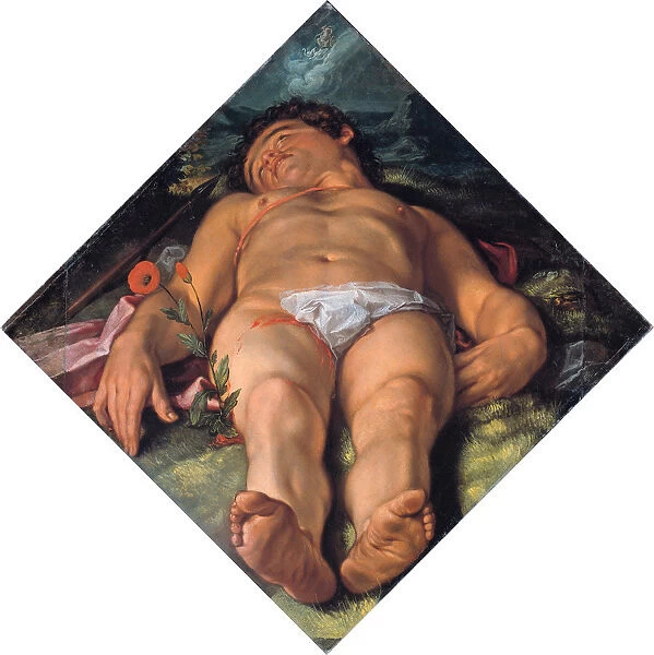 Dying Adonis, 1609. Artist: Goltzius, Hendrick (1558-1617)