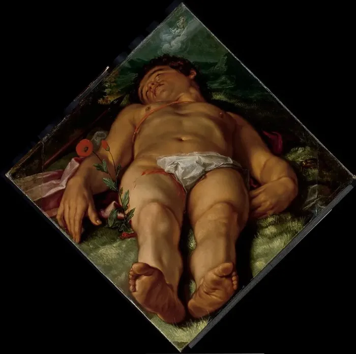 Framed Print : Dying Adonis, 1609. Creator: Hendrik Goltzius Framed Print : Dying Adonis, 1609. Creator: Hendrik Goltzius