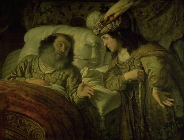 The Dying David Admonishes Solomon, 1642-1644. Creator: Jan Victors