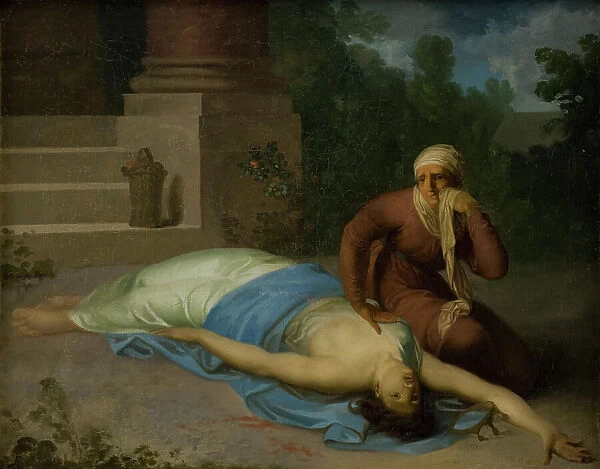 The Dying Messalina and her Mother, 1795-1798. Creator: Nicolai Abraham Abildgaard