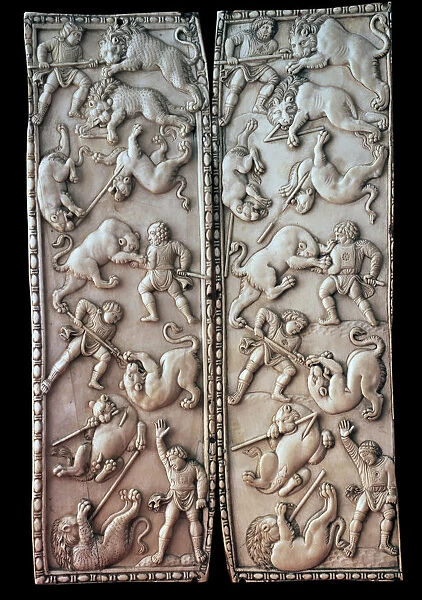 Dyptychon with Circus scenes, 5th century