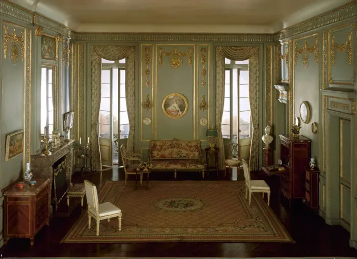Framed Print : E-24: French Salon of the Louis XVI Period, c. 1780, United States, c. 1937 Framed Print : E-24: French Salon of the Louis XVI Period, c. 1780, United States, c. 1937